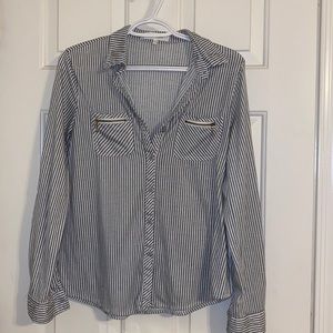 Striped business shirt